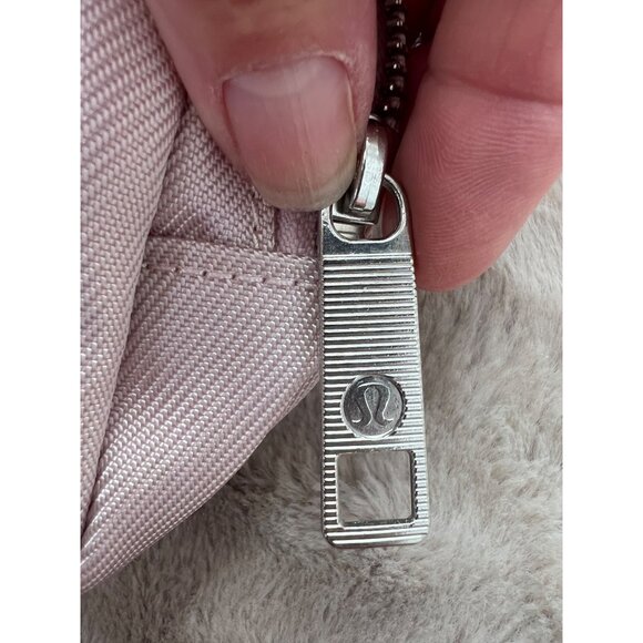 Lululemon Crossbody Belt Bag In Light Pink With Adjustable Strap & Zipper Closur - Picture 6 of 11